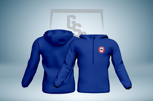 Castle Rock Phillies Fan 1/4 Zip Cotton Hoodie - Mens