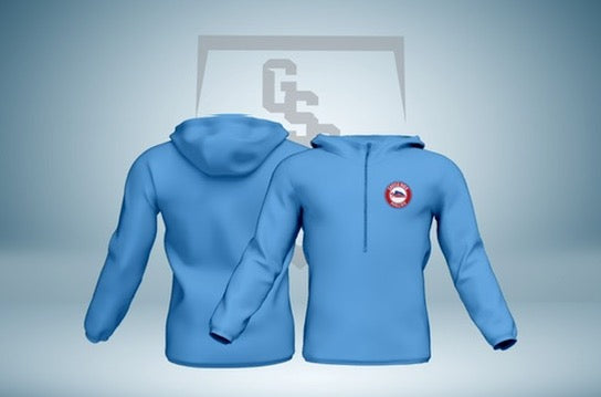 Castle Rock Phillies Fan 1/4 Zip Cotton Hoodie - Mens