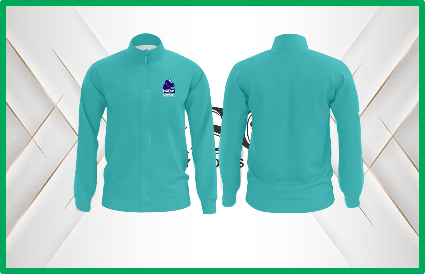 Mile High Fan 1/4 Zip Cage Jacket - Long Sleeve