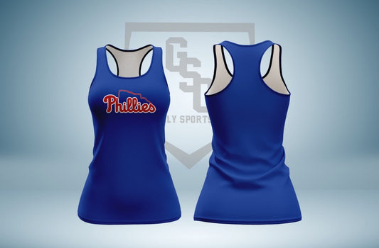 Castle Rock Phillies Racer Back Women's Tank v2