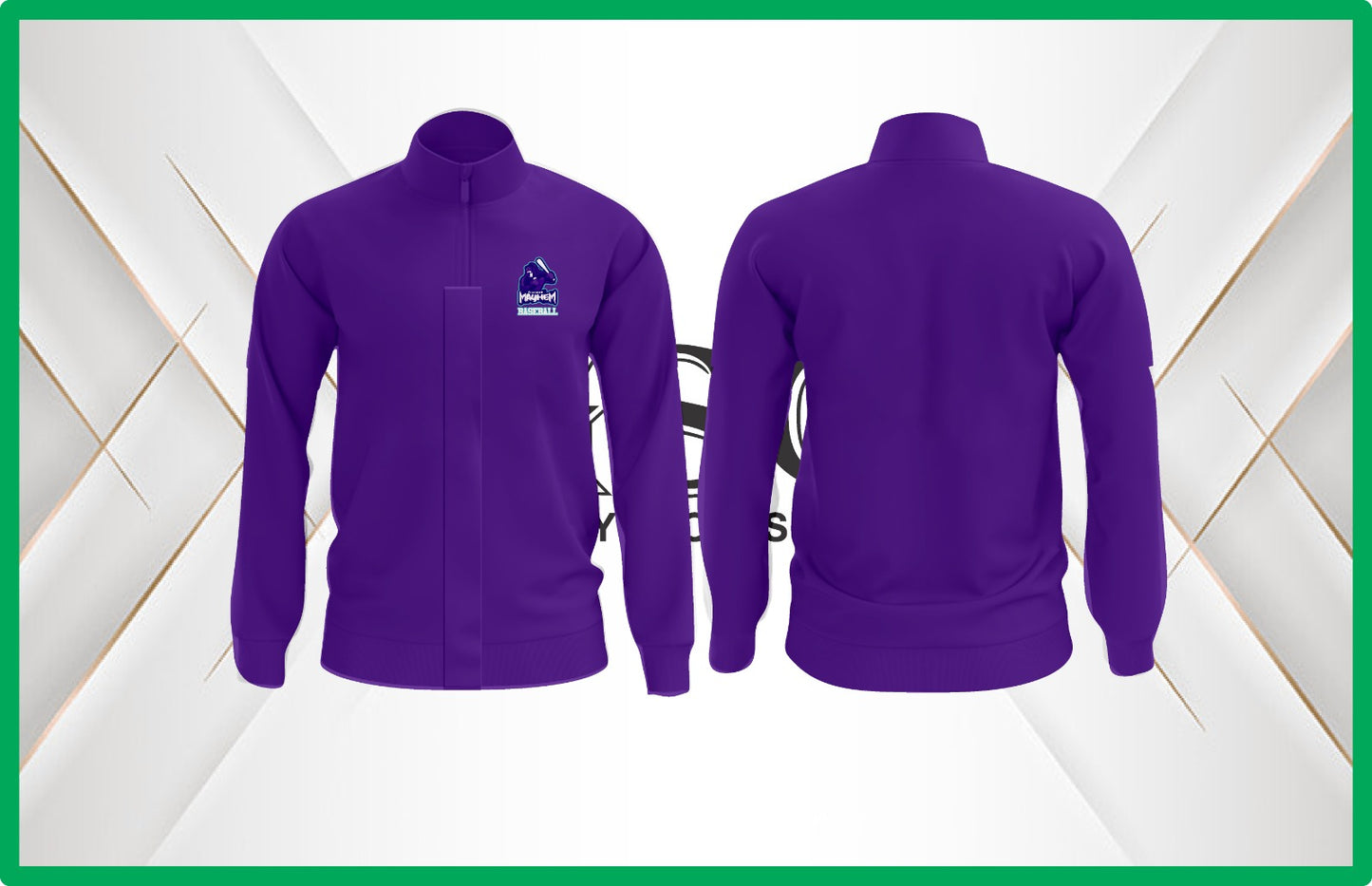 Mile High Fan 1/4 Zip Cage Jacket - Long Sleeve