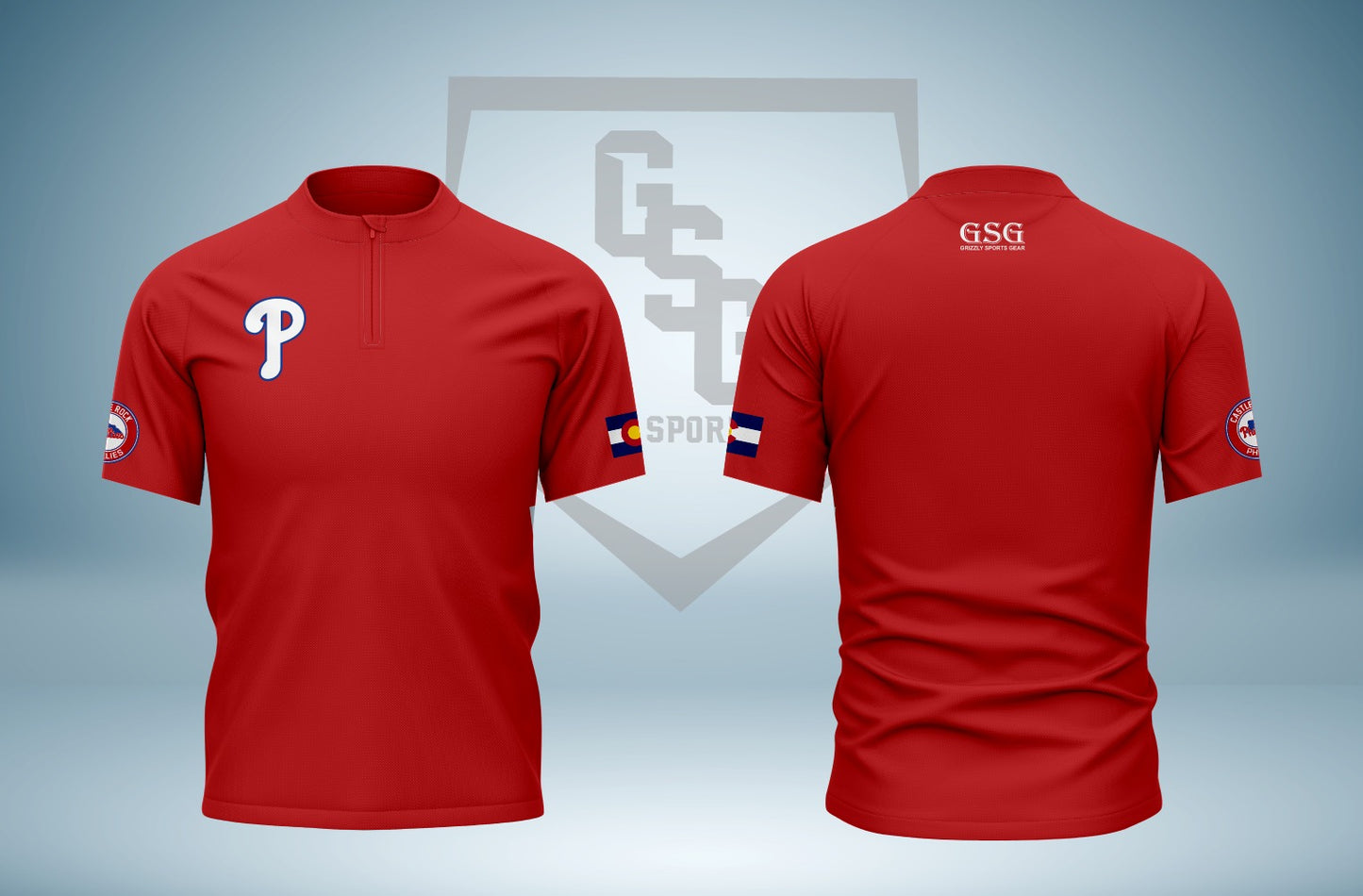 Castle Rock Phillies Cage Jacket Short Sleeve