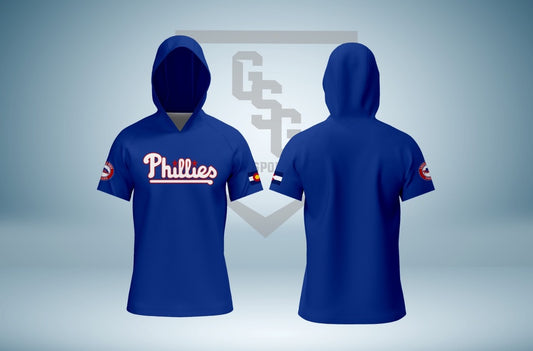 Castle Rock Phillies Short Sleeve Light Weight Hoodie
