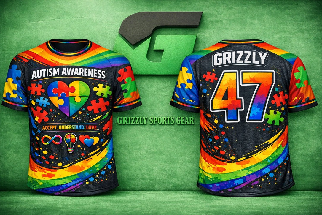 Grizzly Sports Gear Autism Awareness Jersey