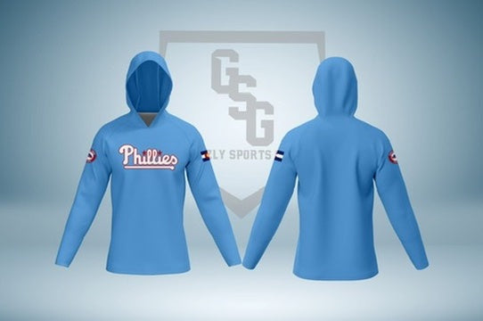 Castle Rock Phillies Long Sleeve Light Weight Hoodie