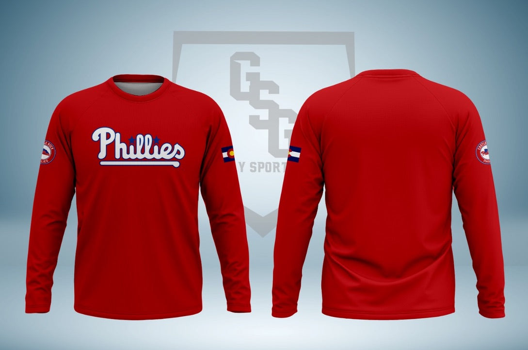 Castle Rock Phillies Long Sleeve Team Shirt