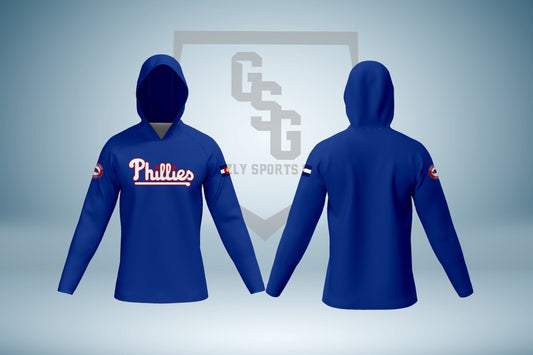 Castle Rock Phillies Long Sleeve Light Weight Hoodie