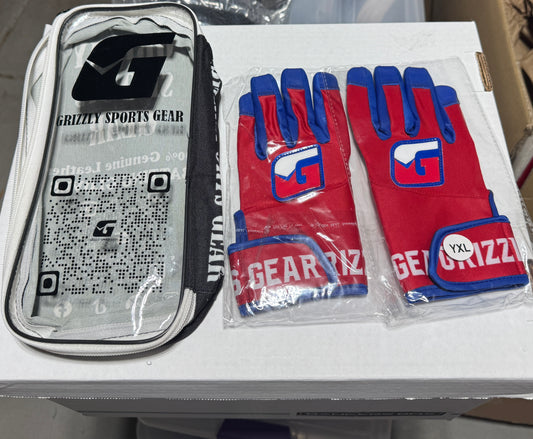 Grizzly Sports Gear Easton Style Batting Gloves