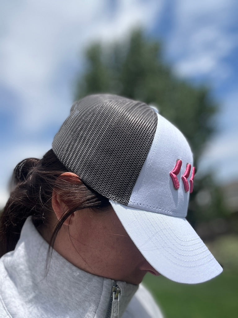 Pink GSG Stitches Trucker Hat