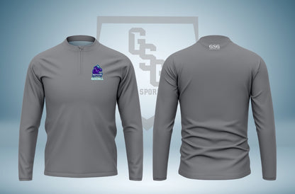 Mile High Fan 1/4 Zip Cage Jacket - Long Sleeve