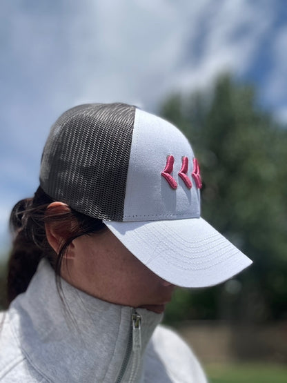 Pink GSG Stitches Trucker Hat