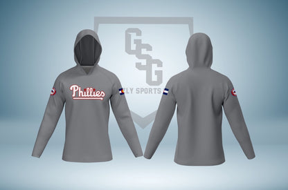 Castle Rock Phillies Long Sleeve Light Weight Hoodie