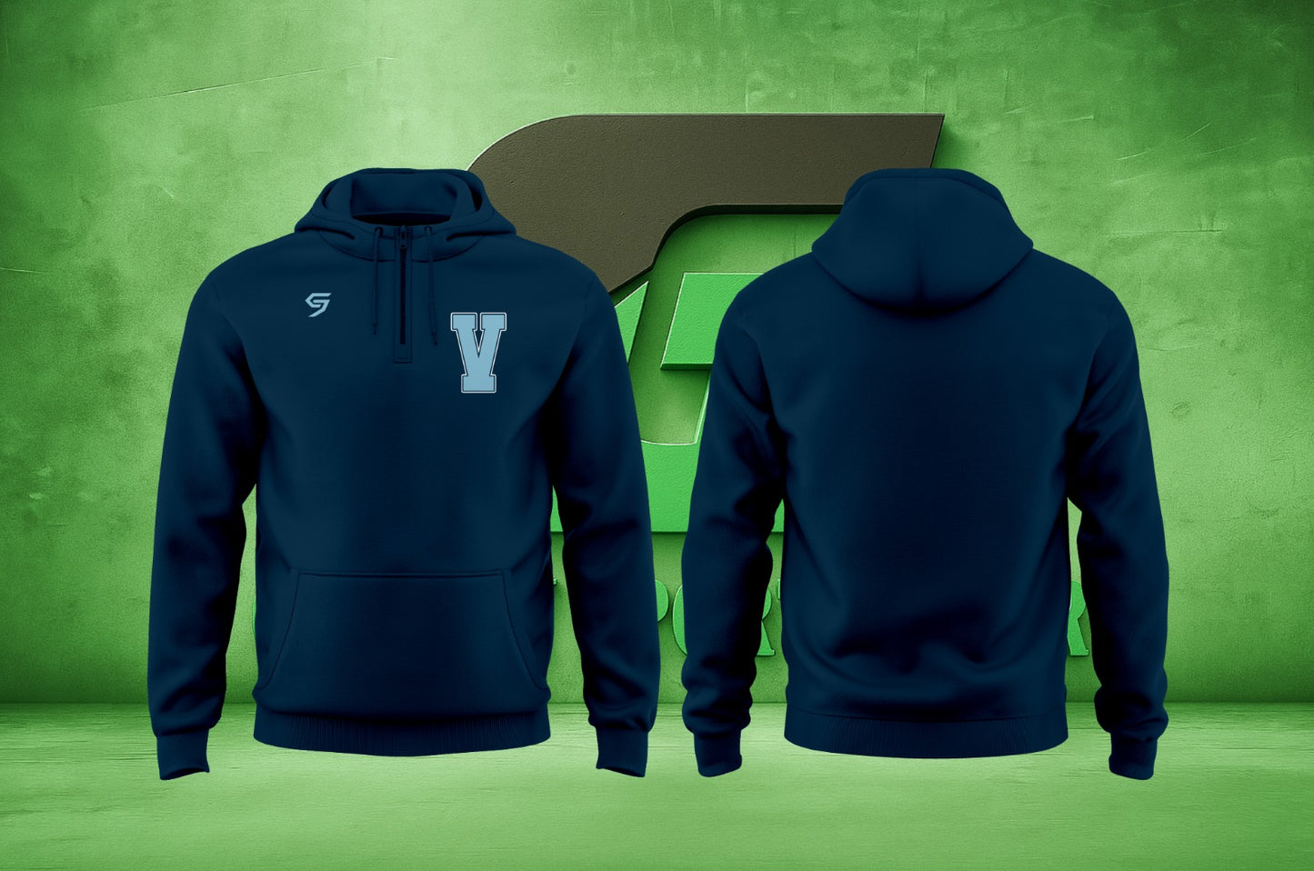 Velo Fan 1/4 Zip Hoodie