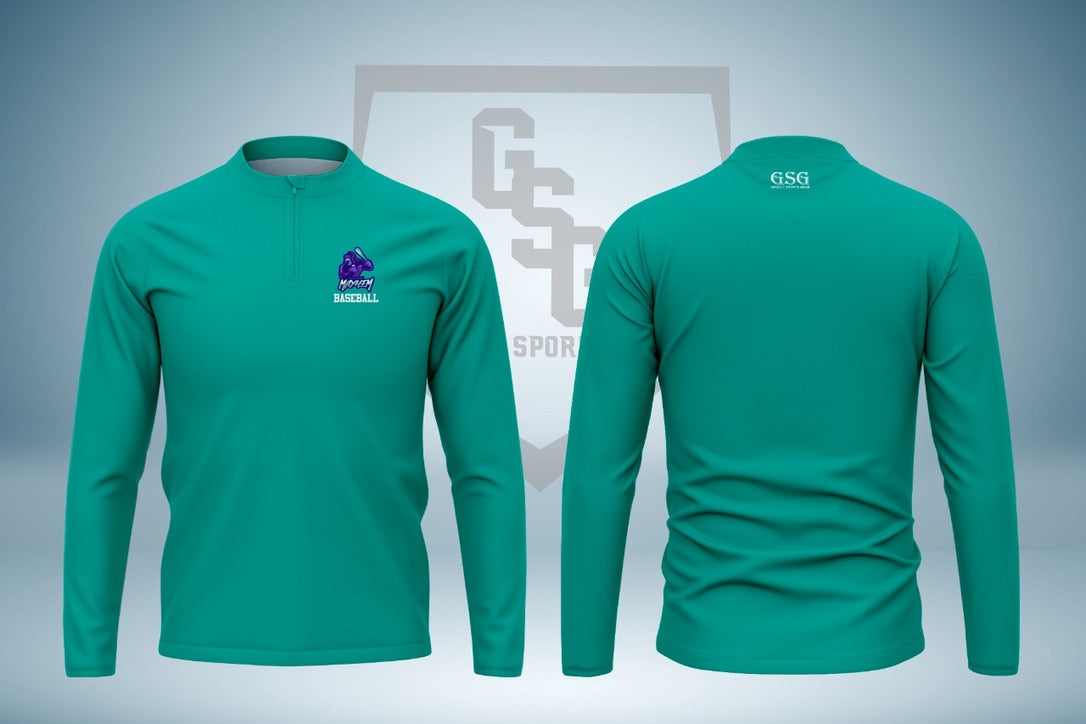 Mile High Fan 1/4 Zip Cage Jacket - Long Sleeve