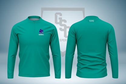 Mile High Fan 1/4 Zip Cage Jacket - Long Sleeve