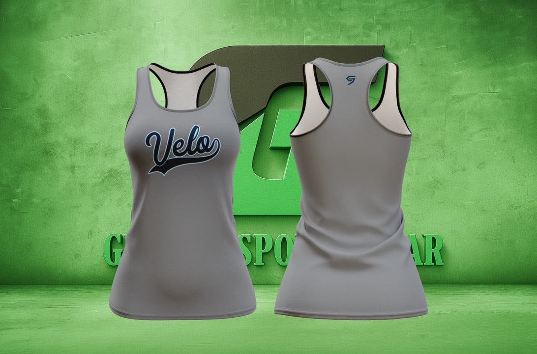 Velo Women’s Racerback Tank – Athletic Fit