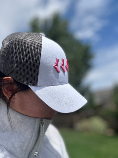 Pink GSG Stitches Trucker Hat