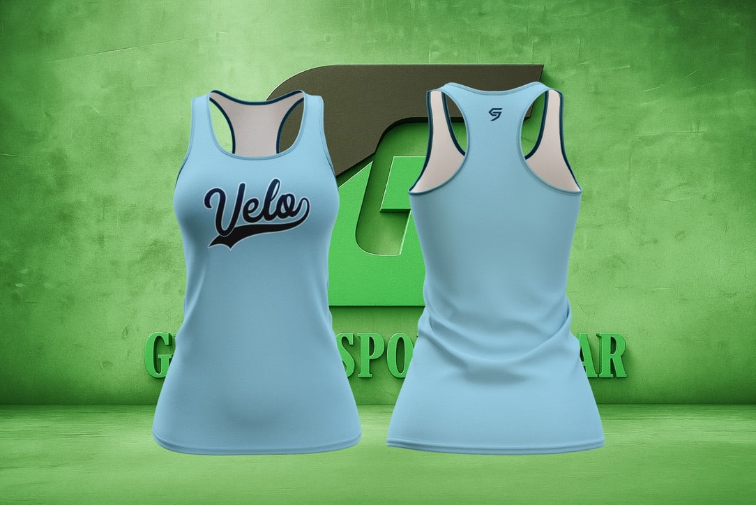 Velo Women’s Racerback Tank – Athletic Fit