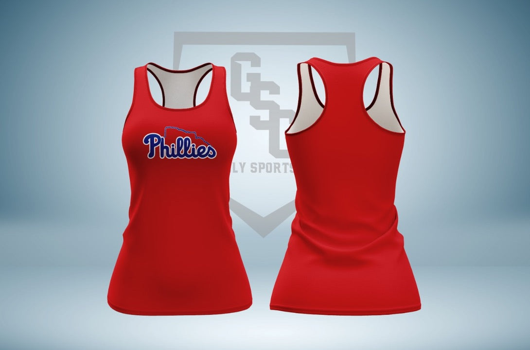 Castle Rock Phillies Racer Back Women's Tank v2