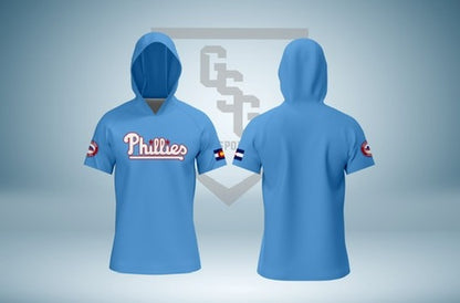 Castle Rock Phillies Short Sleeve Light Weight Hoodie