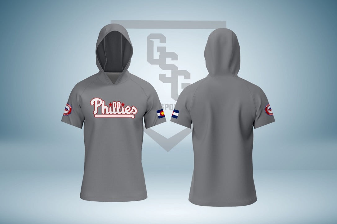 Castle Rock Phillies Short Sleeve Light Weight Hoodie