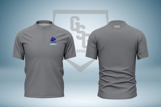 Mile High Fan 1/4 Zip Cage Jacket - Short Sleeve