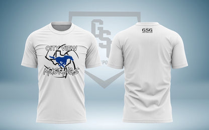 City View Mustangs Short Sleeve Fan Shirt