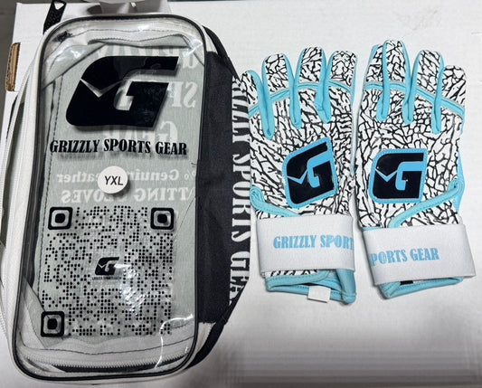 Grizzly Sports Gear BB style wrist wrap Batting Gloves