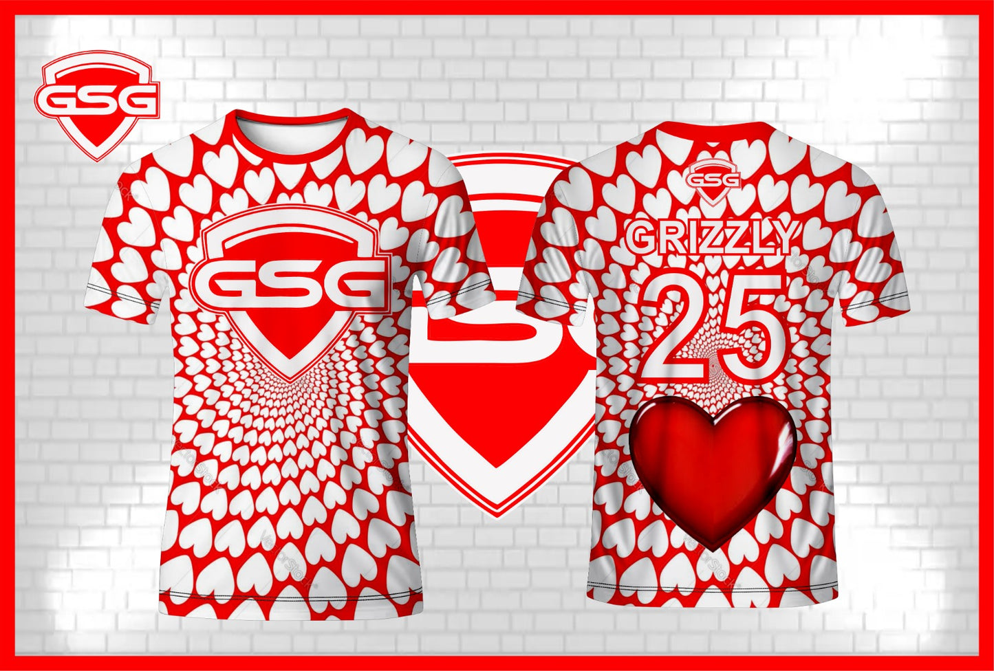 New Red Valentine's Day Jersey