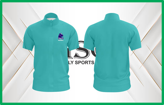 Mile High Fan 1/4 Zip Cage Jacket - Short Sleeve