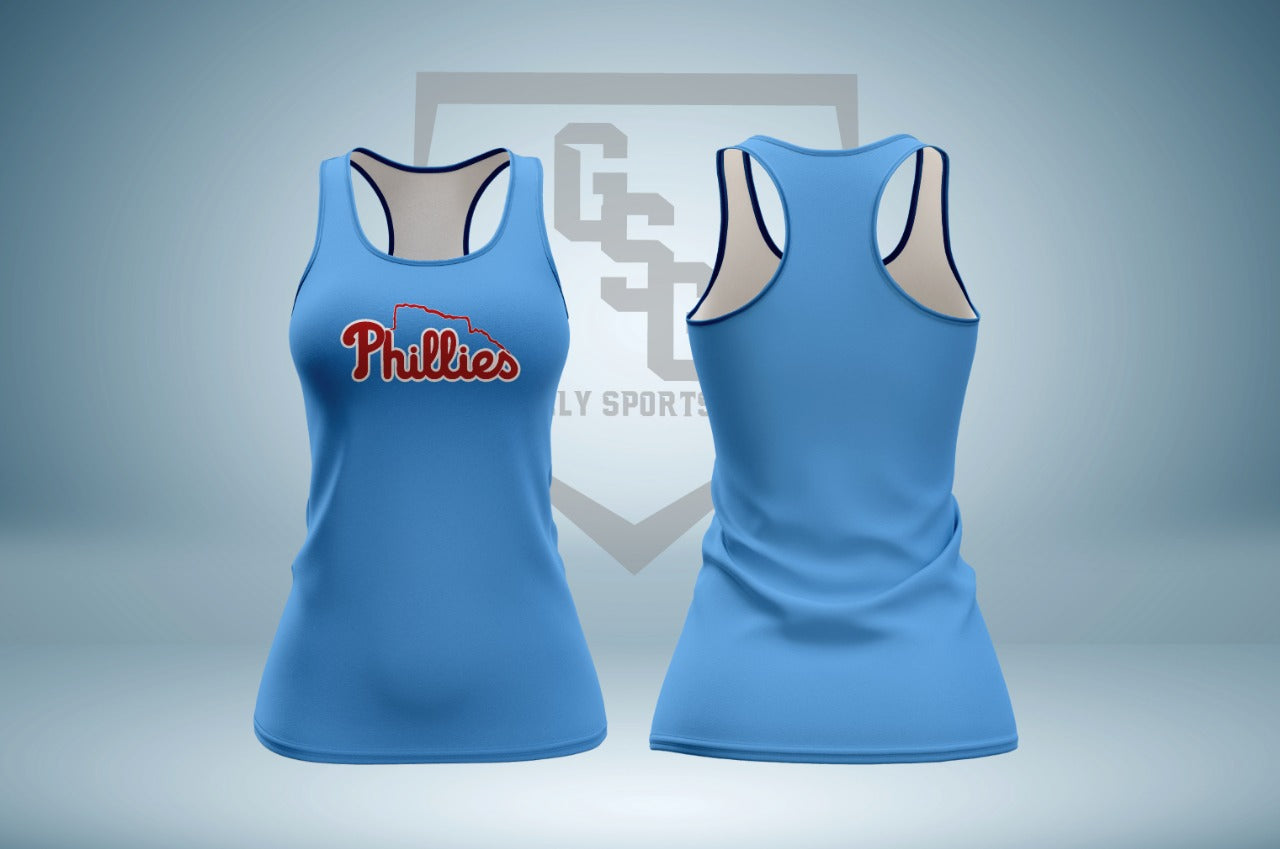 Castle Rock Phillies Racer Back Women's Tank v2
