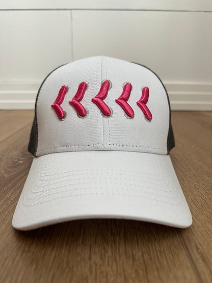 Pink GSG Stitches Trucker Hat