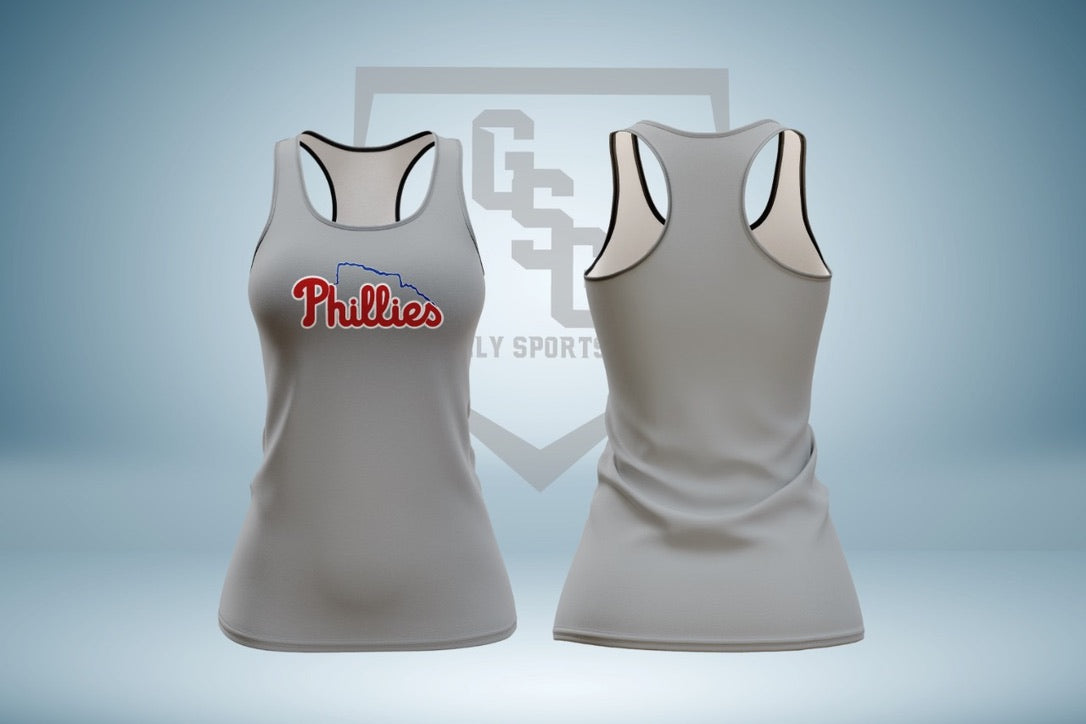 Castle Rock Phillies Racer Back Women's Tank v2