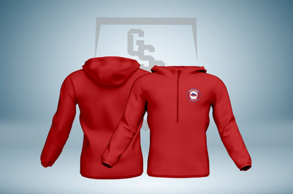 Castle Rock Phillies Fan 1/4 Zip Cotton Hoodie - Mens