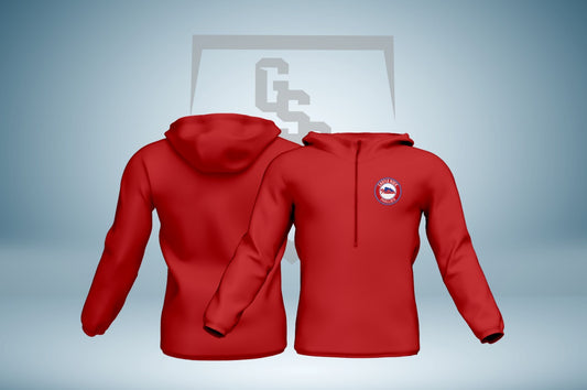 Castle Rock Phillies Fan 1/4 Zip Cotton Hoodie - Mens
