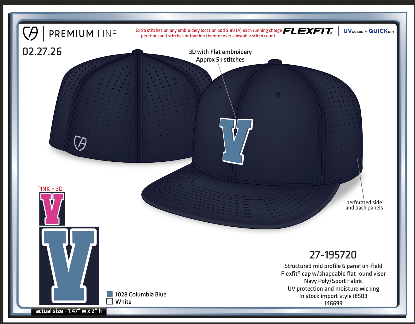 Cap America Team Velo Hats